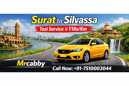 Book Surat to Silvassa Taxi for Quick and Enjoyable Ride Mrcabby