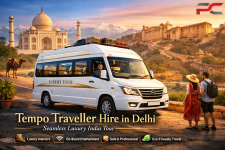 Tempo Traveller Hire in Delhi for a Seamless Luxury India Tour