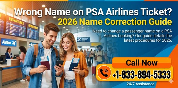 Wrong Name on PSA Airlines Ticket? 2026 Name Correction Guide
