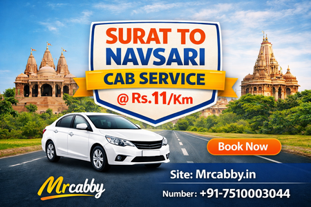 Surat to Navsari Cab Service – Safe, Fast and Comfortable Ride