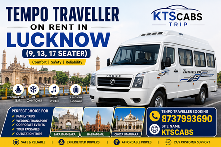 Best Tempo Traveller on Rent in Lucknow for Group Travel – KTSCabs
