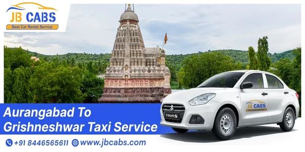 Aurangabad to Grishneshwar Cab Service by JB Cabs