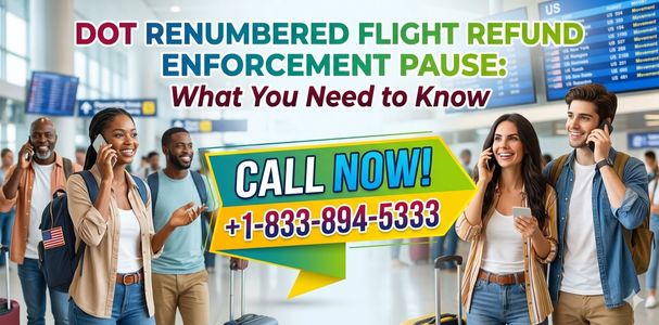 DOT Renumbered Flight Refund Enforcement Pause: What You Need to Know