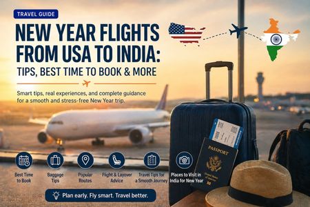 New Year Flights from USA to India: Travel Tips, Best Time to Book & What I Learned