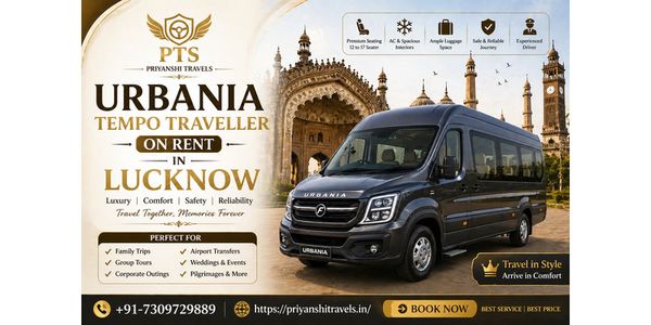 Urbania Tempo Traveller on Rent in Lucknow for Extra Space