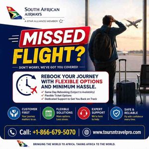 How to Rebook a Missed South African Airways Flight Step by Step