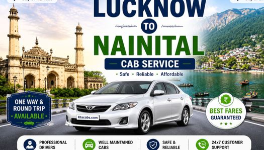 Affordable Lucknow to Nainital Taxi Package for Family Or Group Trips