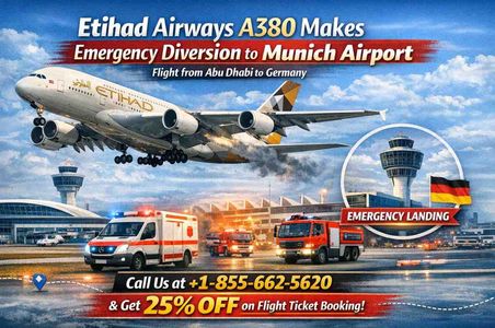 Etihad Abu Dhabi to Toronto Flight with A380 Diverted