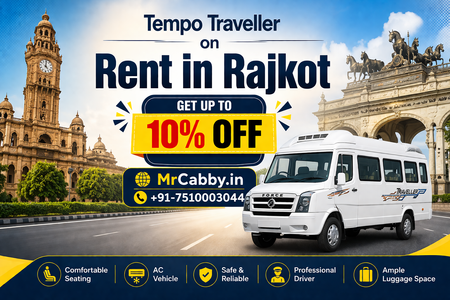 Experience Premium Tempo Traveller on Rent in Rajkot with MrCabby