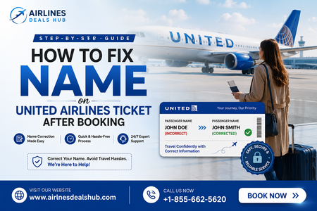 How to Fix Name on United Airlines Ticket After Booking