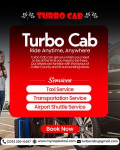 Turbo Cab Naples RSW Airport Taxi and Shuttle 24/7