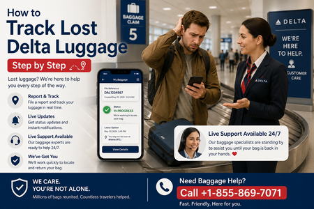 How to Track Lost Delta Luggage Step by Step