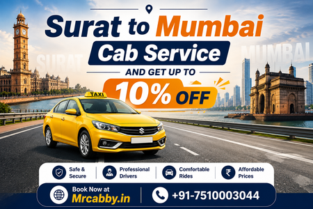 Surat to Mumbai Cab Fare, Distance & Travel Guide 2026 Journey