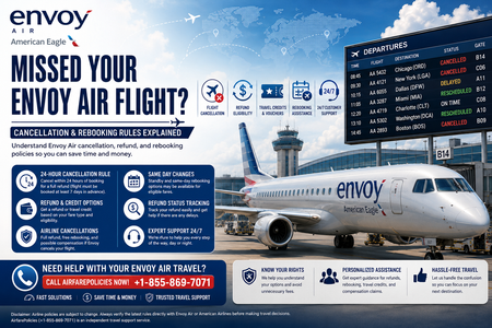 Missed Your Envoy Air Flight Cancellation & Rebooking Rules Explained