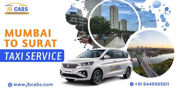 Mumbai to Surat Taxi Service by JB Cabs