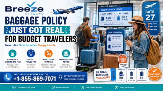 Breeze Airways Baggage Policy Just Got Real for Budget Travelers