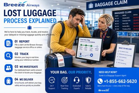 Breeze Airways Lost Luggage Process Explained