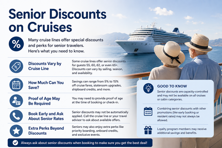 Do Seniors Get Discounts On MSC Cruises line?