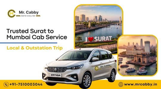 Trusted Surat to Mumbai Cab Service for Local & Outstation Trip