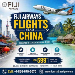 Cheap Fiji Airways Flights from China: Best Routes, Deals & Booking Tips