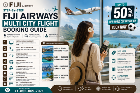 Step-by-Step Fiji Airways Multi City Flight Booking Guide