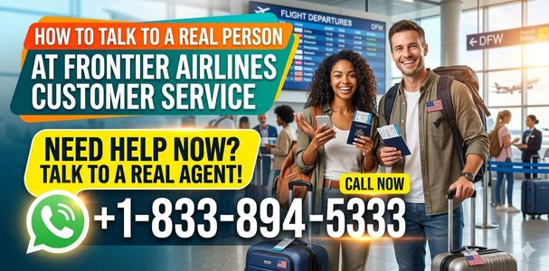 How to Talk to a Real Person at Frontier Airlines Customer Service