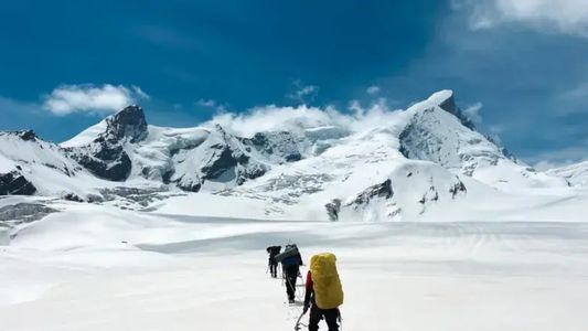Black peak base camp