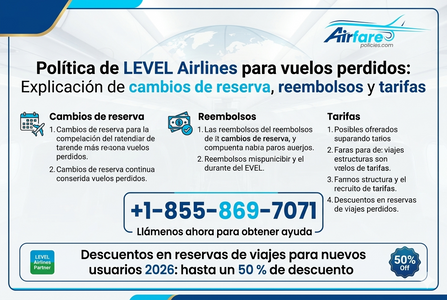 Política de LEVEL Airlines en caso de pérdida de vuelo: Explicación de la reprogramación, el reembol