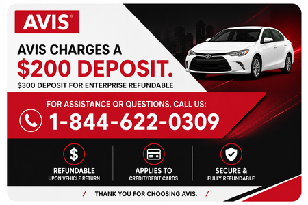Does Avis Charge a $200 Deposit? Ultimate Deposit Guide (2026)