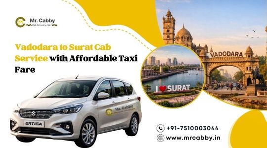 Vadodara to Surat Cab Service with Affordable Taxi Fare