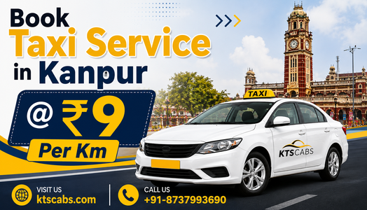 Affordable Ktsacab Taxi Service in Kanpur at Just ₹9 Per Km