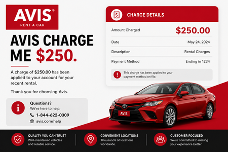 Why did Avis charge me $250? Complete Guide 2026