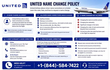 United Airlines Name Change Policy: Fees, Corrections, and Travel Rules