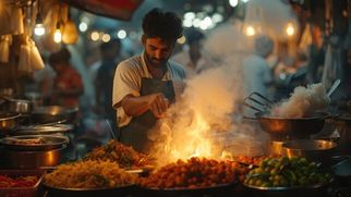 10 Best Night Food Markets in India in 2024