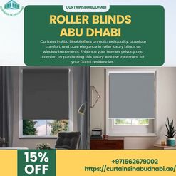 Roller Blinds Abu Dhabi: The Perfect Blend of Style and Functionality