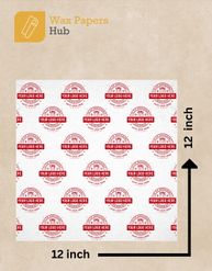 Printed patterns in 12×12 Custom store cheese wax paper