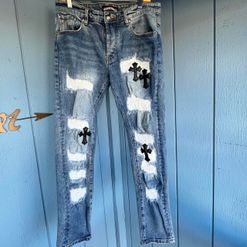 Chrome Hearts Jeans: A Blend of Luxury and Edgy Style