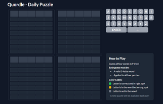 Quordle: The Word Puzzle That’ll Stretch Your Brain