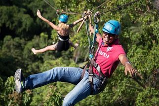Flying Through the Jungle: My Thrilling Zipline Experience in Koh Samui