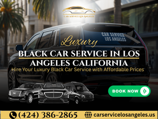 Book Luxury Black car Service in Los Angeles California